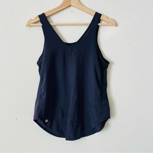 Lululemon SIZE 6 Sculpt Tank Tie Back in Black